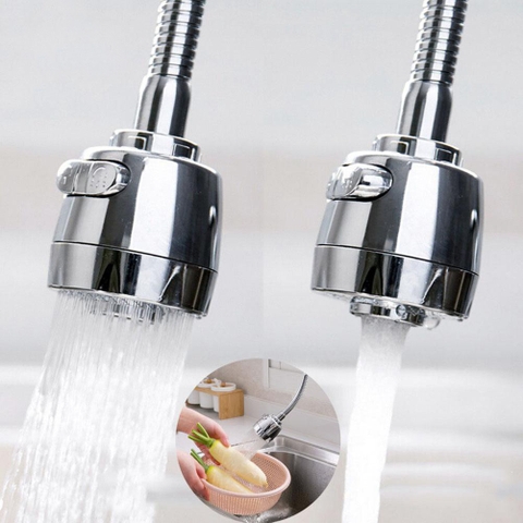 Đầu gắn vòi rửa chén kèm dây inox LANKA xoay 360 độ tiện dụng