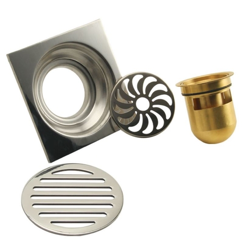 Phiễu Thoát Sàn Chống Hôi INOX 304 Bóng LANKA TS11