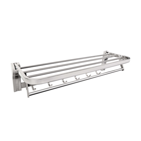 KỆ TREO KHĂN PHÒNG TẮM INOX 304 MÃ B04