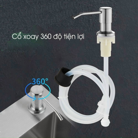 Bộ vòi kèm dây lấy nước rửa chén