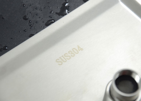 SEN CÂY TẮM ĐỨNG VUÔNG NÓNG LẠNH INOX 304 MỜ mã SC04 LANKA