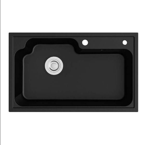 Chậu Rửa Chén Đá 1 Hộc Australia T7848-D01 ĐEN