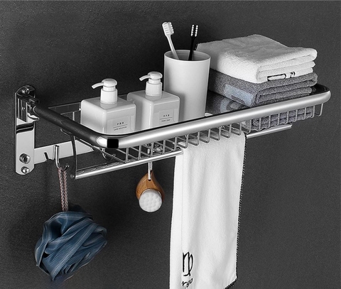 Kệ treo khăn nhà tắm inox 304 loại dày 1.6kg B05