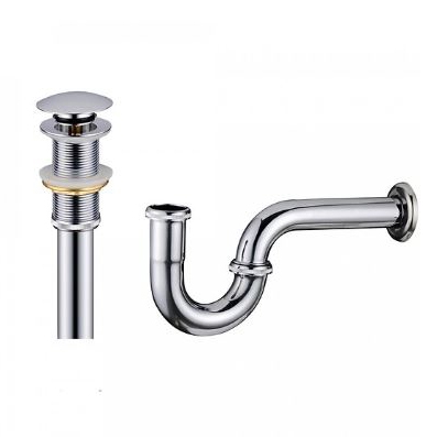 Bộ Xã Lavabo Kín Inox 304 sáng bóng