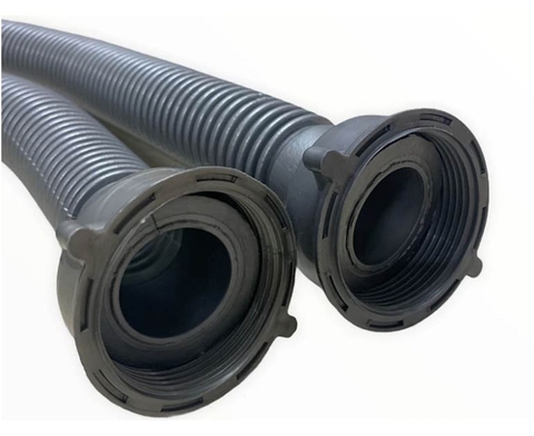 Ống xả ruột gà chậu rửa chén có 2 đầu răng