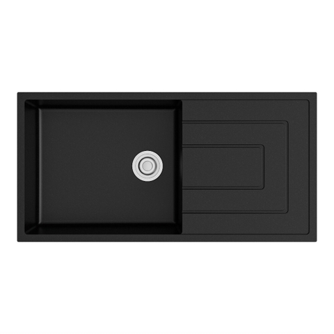 Chậu Rửa Chén Đá 1 Hộc Có Cánh Australia T10050-I01 Đen