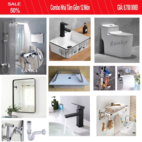 COMBO PHÒNG TẮM 11
