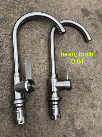 Vòi Rửa Chén Nóng Lạnh Inox 304 Mờ Lanka VRCNL11