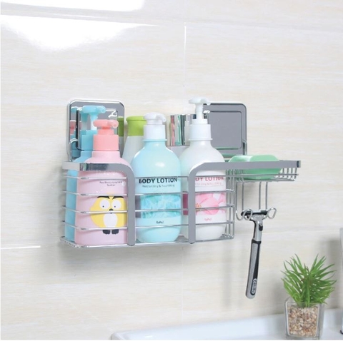 Kệ nhà tắm đa năng dán tường cao cấp 82002