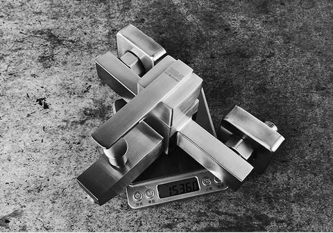 Bộ vòi sen tắm mẫu vuông inox 304 mờ LANKA mã CS08