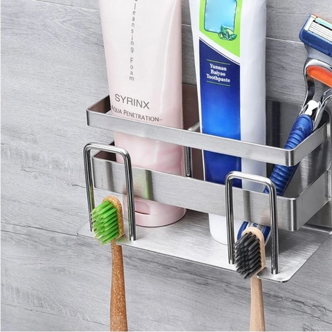 Kệ để bàn chải dán tường inox 304 KBC06
