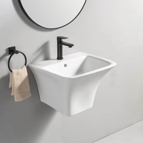 LAVABO TREO TƯỜNG LIỀN KHỐI MÃ LTWB09