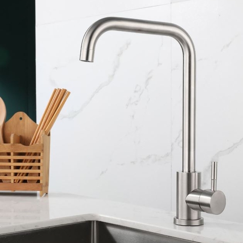 Vòi rửa chén vuông lạnh Inox 301 LANKA VRCL05