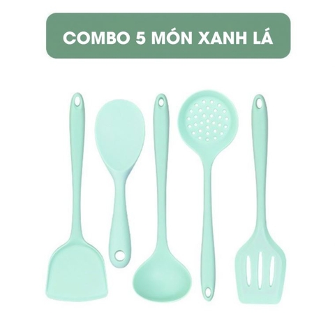 Bộ 5 dụng cụ làm bếp bằng silicone