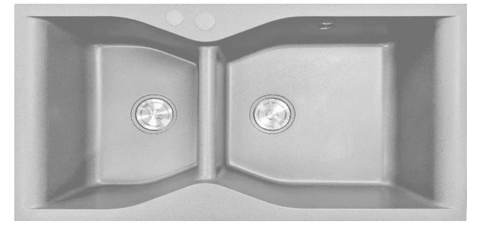 Chậu Rửa Chén Đá Australia 2 Hộc T9050-F02 XÁM