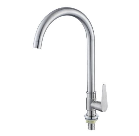 Vòi rửa chén Lạnh ổ bi VC74-Ø24 304 - Mờ