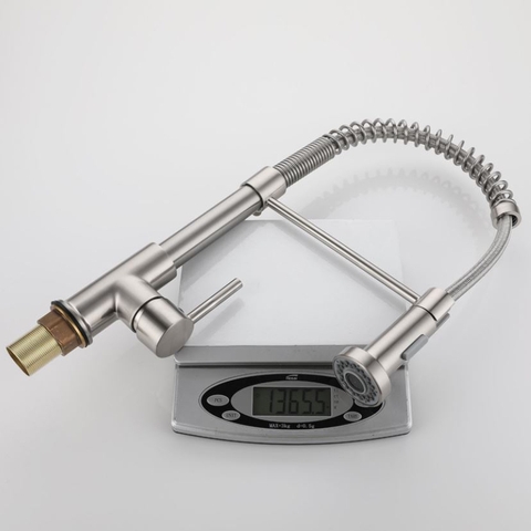 Vòi rửa chén nóng lạnh thân uốn mềm INOX 304 LANKA VRCNL23