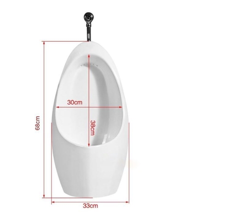 BỒN TIỂU NAM TREO TƯỜNG MÃ  TN715 ( đã bao gồm bộ xã tiểu nhấn)