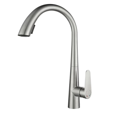 Vòi Rửa Chén Nóng Lạnh Inox 304 mẫu thiên nga VRCNL16