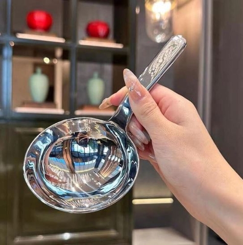 Muôi canh cán ngắn 19cm Chockmen CKM81 cao cấp