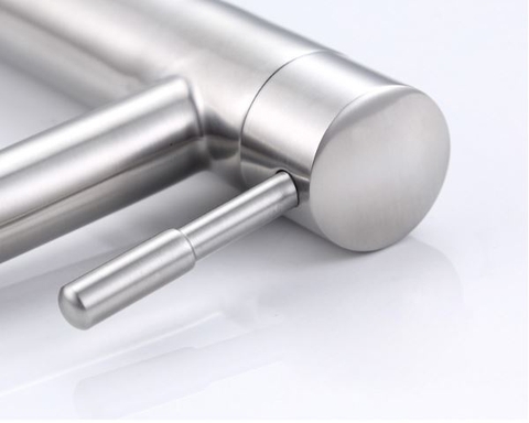 Vòi Lavabo Tròn cao 30cm Inox 304 Lanka LBL14