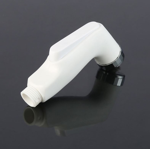 Vòi xịt toilet nhựa màu trắng nước mạnh