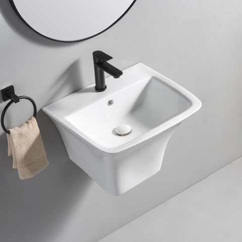 LAVABO TREO TƯỜNG LIỀN KHỐI MÃ LTWB09