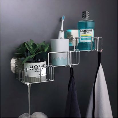 Kệ bậc thang inox 304 cao cấp dán tường KBT01