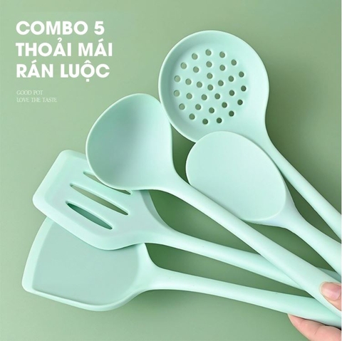 Bộ 5 dụng cụ làm bếp bằng silicone