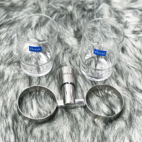 Kệ để ly đánh răng inox 304 mã KL06
