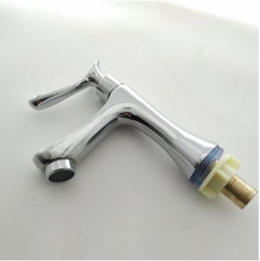 Vòi lavabo lạnh chất liệu đồng thau sáng bóng LANKA mã LBL04