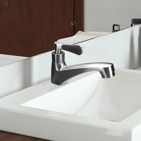 VÒI LAVABO LẠNH inox 304 mờ LANKA MÃ LBL06