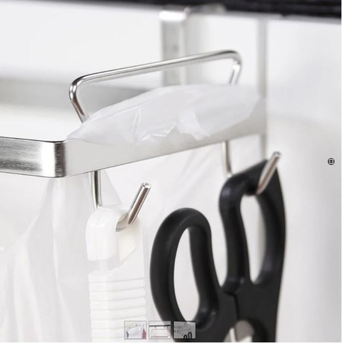 Giá gài túi để rác inox 304 cao cấp KB25