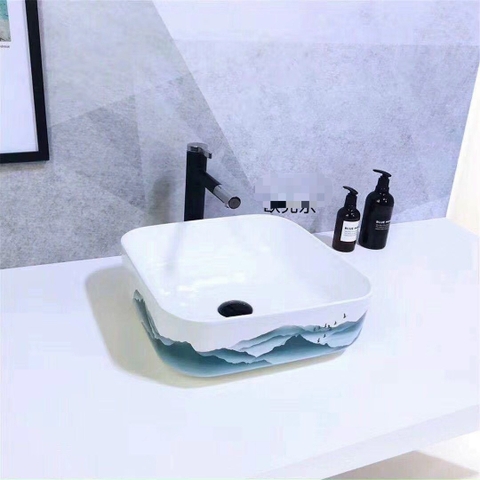 LAVABO SỨ ĐẶT BÀN LANKA MÃ LB19