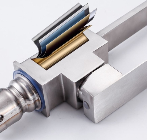 Vòi Rửa Chén Nóng Lạnh Inox 304 Mờ Lanka VRCNL15