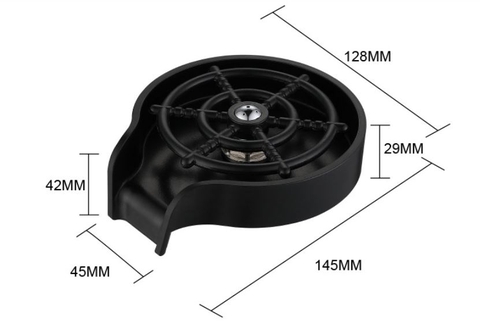 Dụng Cụ Rửa Ly Gắn Chậu Rửa Chén Inox kết hợp nhựa ABS