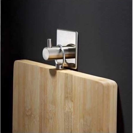 Móc đơn dán tường inox 304 cao cấp