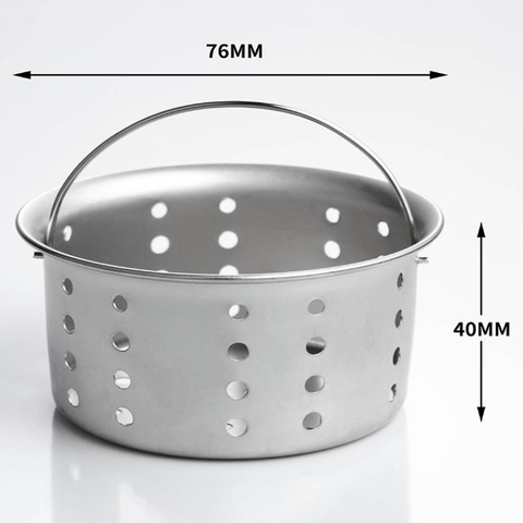 Nắp chắn nước, giỏ rổ rọ lọc rác cho chậu rửa bát inox 304 phi 110