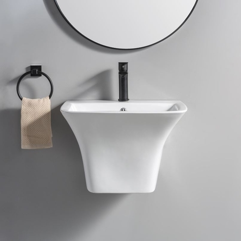 LAVABO TREO TƯỜNG LIỀN KHỐI MÃ LTWB09
