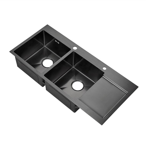 Chậu Rửa Chén INOX Phủ Nano Có Bàn Chờ LANKA CRCNND-10048A