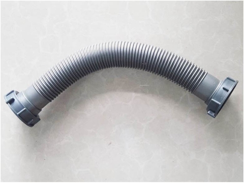 Ống xả ruột gà chậu rửa chén có 2 đầu răng