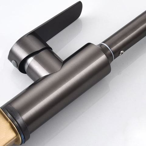 Vòi rửa chén nóng lạnh Inox 304 màu ghi xám LANKA VRCNL20