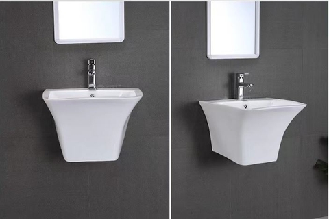 LAVABO TREO TƯỜNG LIỀN KHỐI MÃ LTWB09