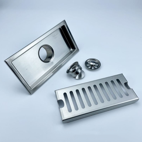 Phiễu Thoát Sàn Chống Hôi INOX 304 Mờ PT06