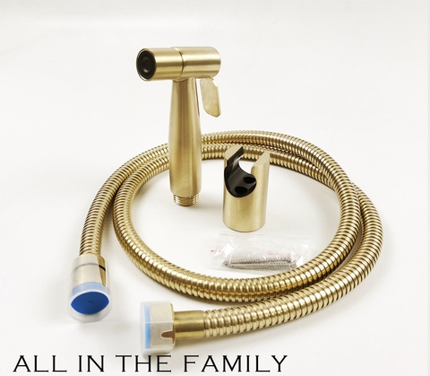 Vòi Xịt Toilet Inox Mạ Vàng LANKA