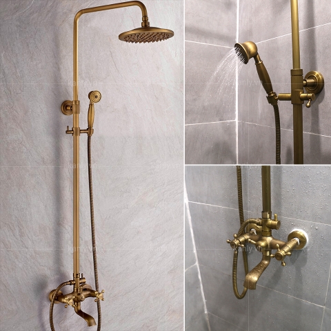 SEN CÂY TẮM ĐỨNG ĐỒNG CỔ ĐIỂN - MẠ VÀNG CAO CẤP mã SC09
