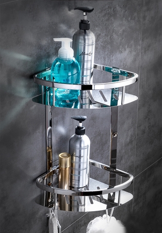 KỆ ĐỂ VẬT DỤNG NHÀ TẮM INOX 304 MÃ E06