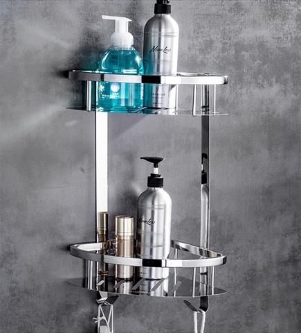 KỆ ĐỂ VẬT DỤNG NHÀ TẮM INOX 304 MÃ E06