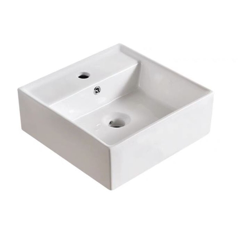 Chậu Lavabo Vuông Treo Tường Lanka LB08