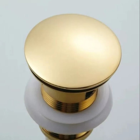 Bộ xả chậu lavabo bằng đồng thau mạ vàng sáng bóng cực đẹp và bền LANKA